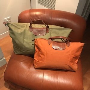 Longchamp Le Pliage XL and M Bundle